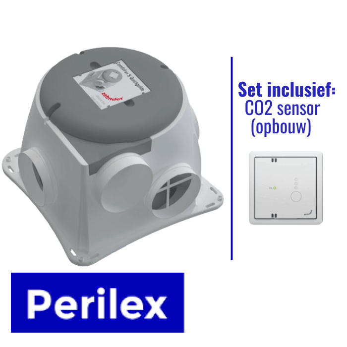 Zehnder Woonhuisventilator Comfofan Silent + CO2 sensor (Perilex)