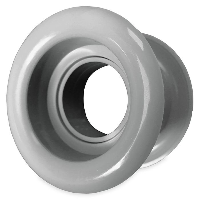 Rond deurrooster Ø40mm - kunststof grijs Rond deurrooster Ø40mm - kunststof grijs
