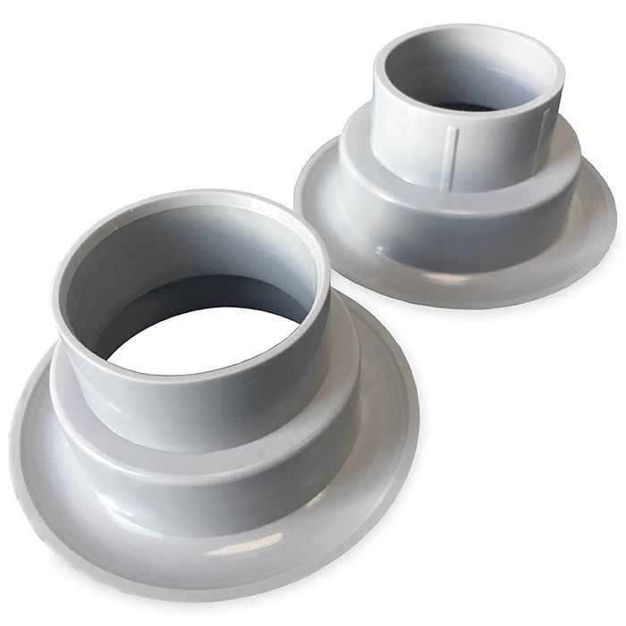 Rond deurrooster Ø40mm - kunststof grijs Rond deurrooster Ø40mm - kunststof grijs