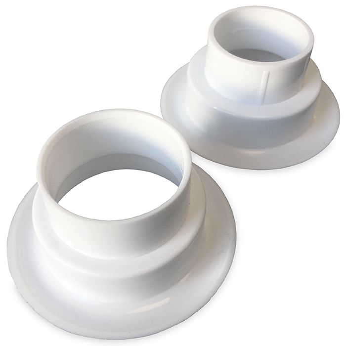 Rond deurrooster Ø40mm - kunststof wit Rond deurrooster Ø40mm - kunststof wit