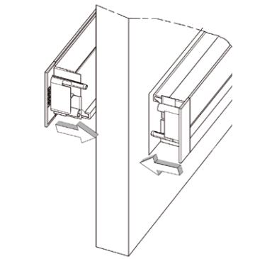 Duco DoorVent 436 x 58mm - WIT RAL9010