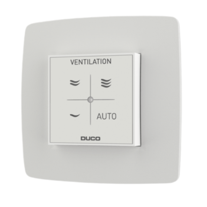 DucoBox Reno All-In-One - Randaarde + RF bediening, 1x CO2 sensor & 1x CO2 sensor zonder bediening