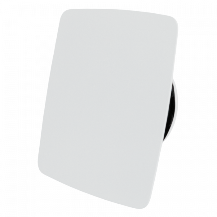 Duco Ducovent Design afgerond vierkant ventilatieventiel wit 125 mm RAL9016