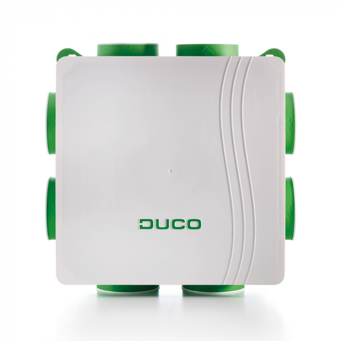 DucoBox Silent 2.0 All-In-One BD - 400 m3/h - ingebouwde vochtsensor en afstandsbediening RF (WIT)