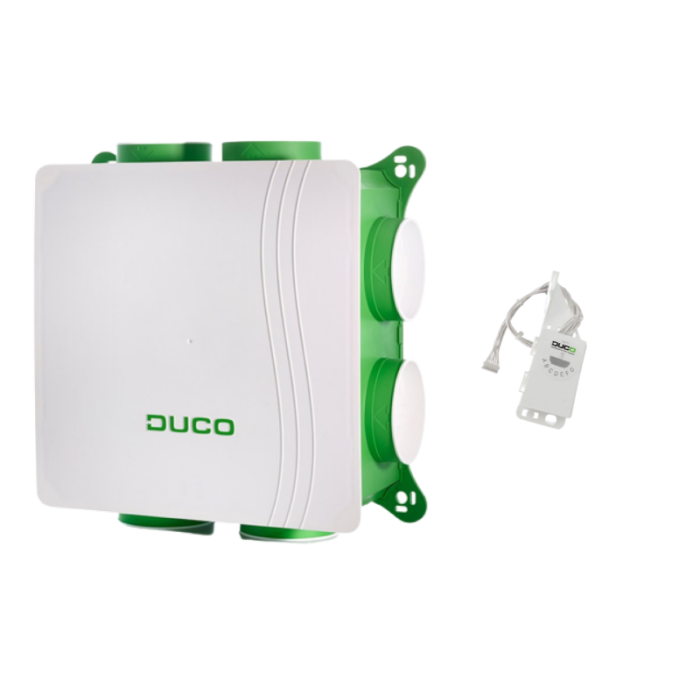 DucoBox Silent All-In-One RH - randaarde stekker + VOCHT Boxsensor (0000-4237)