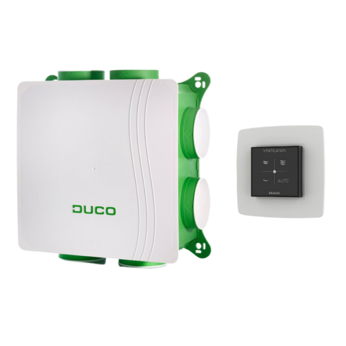 DucoBox Silent - perilex stekker + bedieningsschakelaar RF batterij