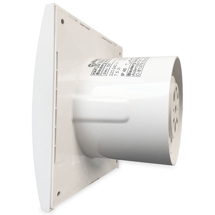 Badkamer/toilet ventilator Blauberg Sileo 12 Volt - Ø 100mm - STANDAARD (SILEO10012V)