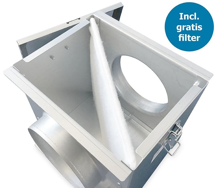 Filterbox RUCK FV100 aansluitdiameter 100mm incl. gratis filter