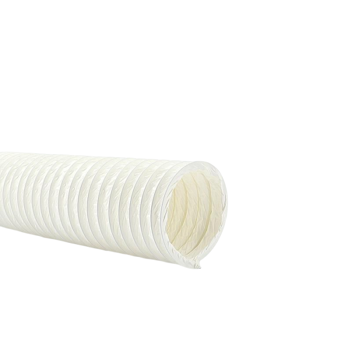 Flexibele slang WIT PVC - Ø150- lengte 6 meter Flexibele slang WIT PVC - Ø150- lengte 6 meter
