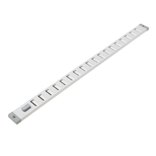 Aluminium afsluitbaar schuifrooster opbouw 470 x 30mm - ALU