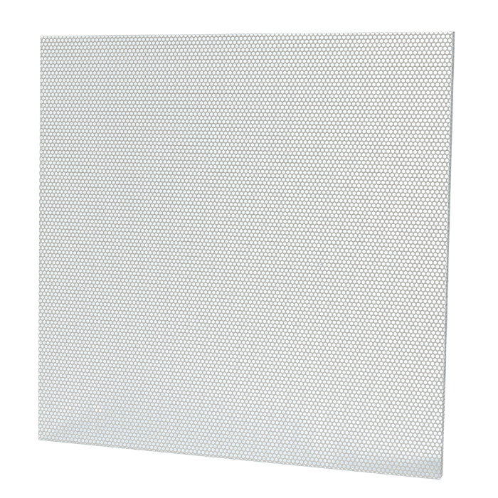 "EasyPlenum" voor LUCHTAFVOER - aansluiting 125mm - met geperforeerd rooster