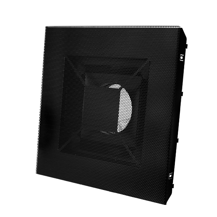 "EasyPlenum" voor LUCHTAFVOER - aansluiting 125mm - met geperforeerd rooster