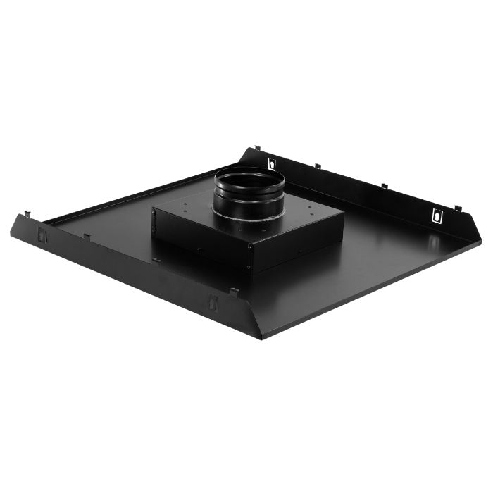 "EasyPlenum" voor LUCHTTOEVOER- aansluiting 200mm - met geperforeerd rooster