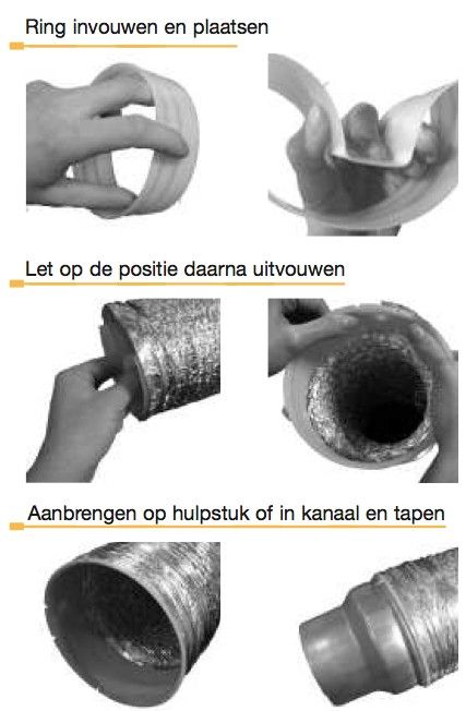  Guso montagering Ø 150mm voor montage slang op buis of hulpstuk