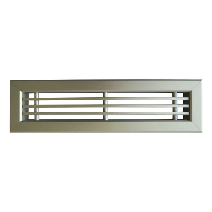 Vloerrooster 300 x 54 mm - LUXE LIJN - aluminium