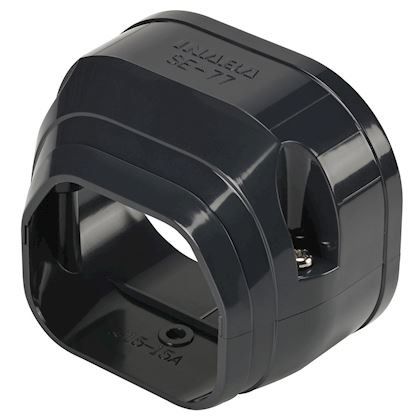 Airco eindstuk - Antraciet (SE-77-A)