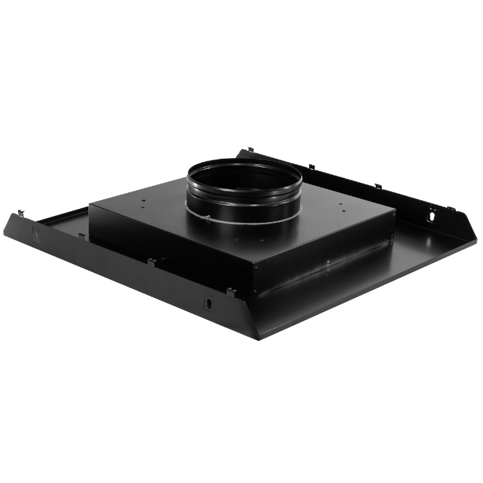 "EasyPlenum" voor LUCHTAFVOER - aansluiting 250mm - met geperforeerd rooster