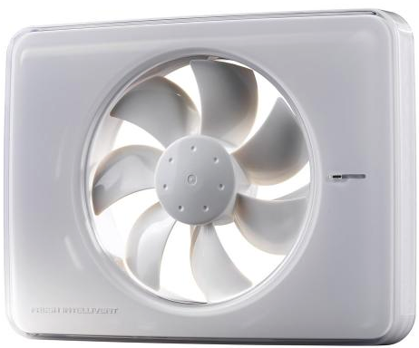 Nedco Fresh Intellivent CELSIUS - temperatuurgestuurde ventilator - WIT (331000)