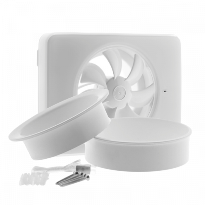 Nedco Fresh Intellivent CELSIUS - temperatuurgestuurde ventilator - WIT (331000) Nedco Fresh Intellivent CELSIUS - temperatuurgestuurde ventilator - WIT (331000)