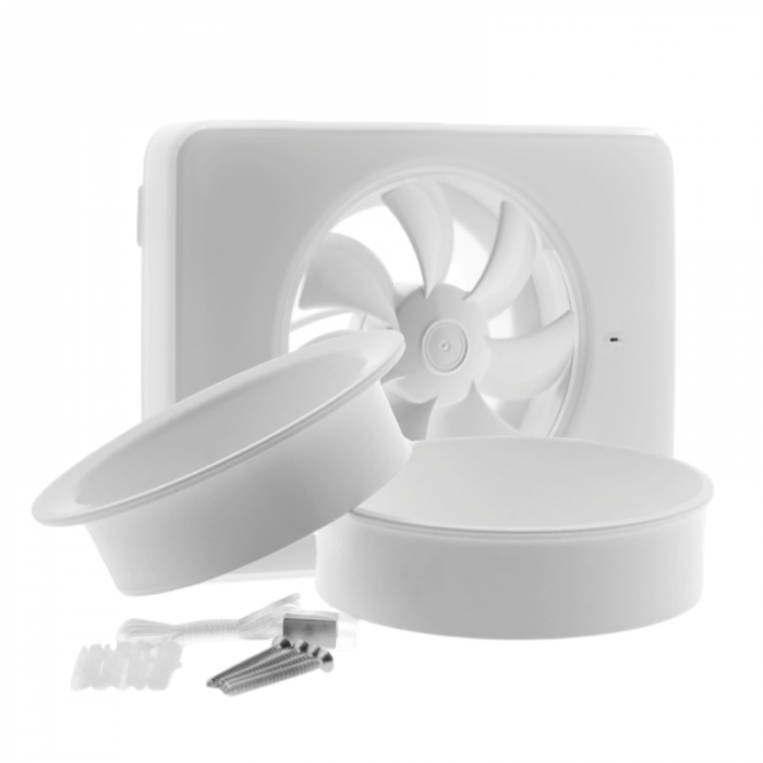 Nedco Fresh Intellivent design badkamerventilator 2.0 - WIT (330000) Nedco Fresh Intellivent design badkamerventilator 2.0 - WIT (330000)