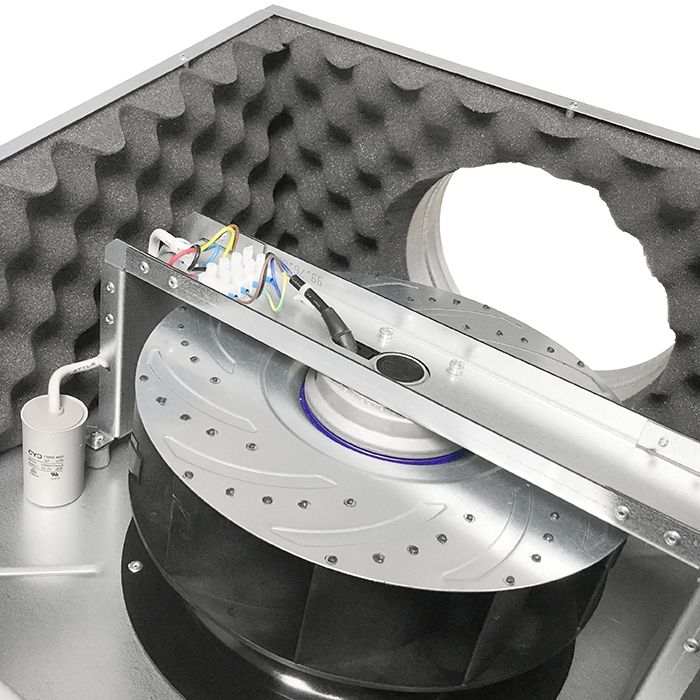 Blauberg ISO-B-200-MAX boxventilator 950 m3/h - geluidgedempt - ERP2018 - aansluiting 200mm Blauberg ISO-B-200-MAX boxventilator 950 m3/h - geluidgedempt - ERP2018 - aansluiting 200mm