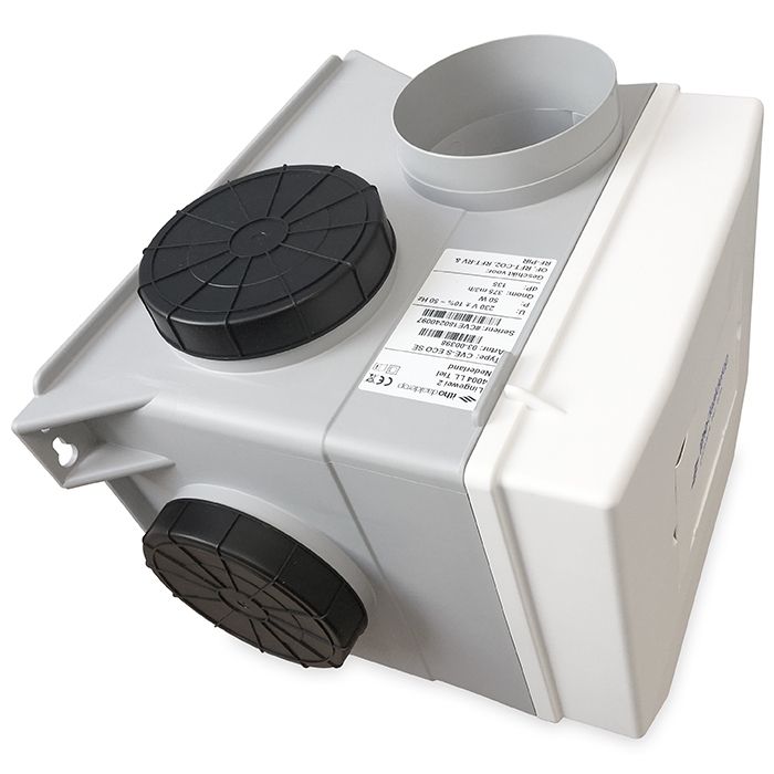 Itho woonhuisventilator met vochtsensor CVE-S ECO RFT SE - eurostekker - incl. RFT AUTO + 4 ventielen (Alles-in-1-pakket)