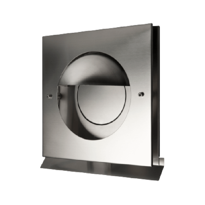 Design gevelkap PREMIUM LINE - KAPPA - Ø 125mm - RVS Design gevelkap PREMIUM LINE - KAPPA - Ø 125mm - RVS