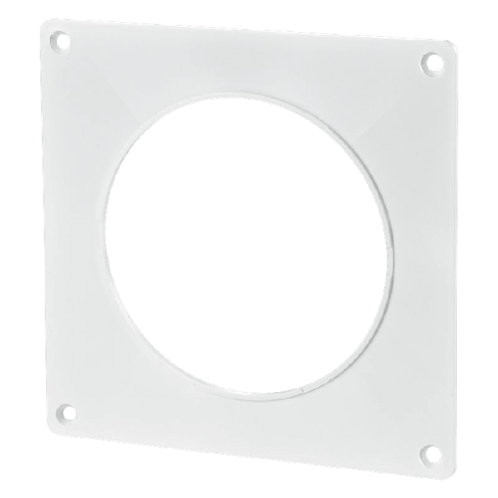 Kunststof muurflens (afwerkplaat) - voor doorvoer Ø 125mm Kunststof muurflens (afwerkplaat) - voor doorvoer Ø 125mm