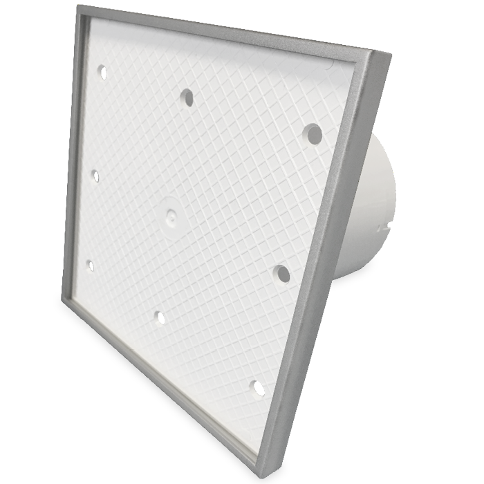  Whisper Pro-Design badkamerventilator - Ø125mm - met nalooptimer + vochtsensor  - tegelfront