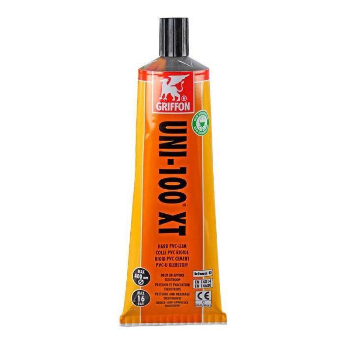 Griffon UNI-100 PVC lijm voor kunststof kanalen (125 ml)