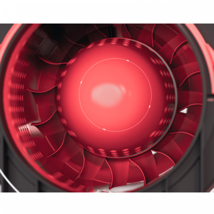 Vortice buisventilator LINEO 200T 'QUIET' - aansluiting 200mm - 3 standen MET NALOOPTIMER 