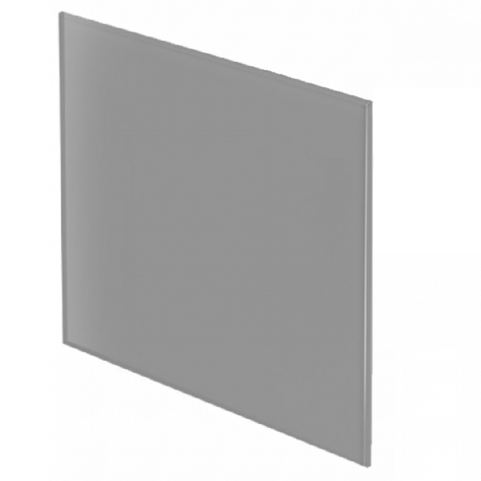 Pro-Design badkamer/toilet ventilator - TREKKOORD (KW125W) - Ø125mm - vlak GLAS - mat grijs