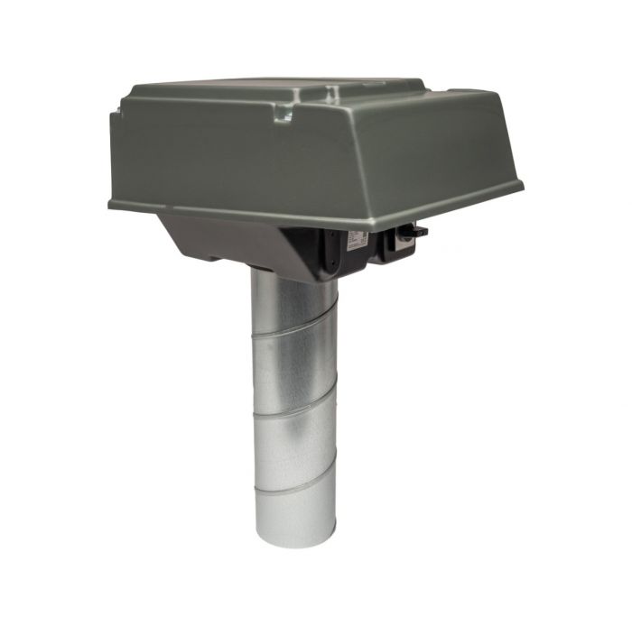 Pijpdakventilator MPV-10W met werkschakelaar - max 360 m3/h - aansluiting Ø 125mm