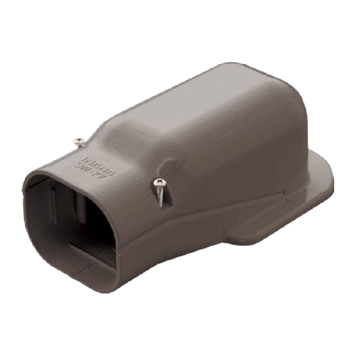 gen cowboy rol Airco muur afdekkap bruin - Ventilatieshop.be