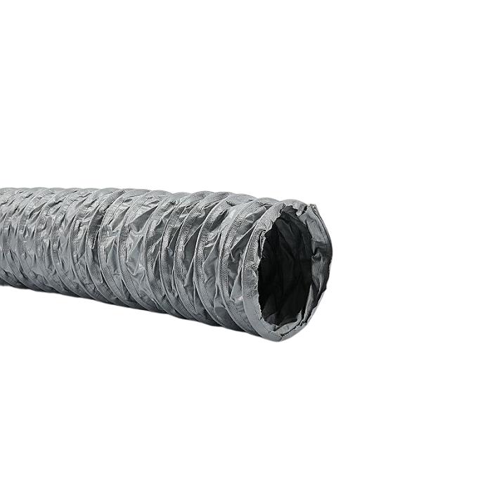 Niet-geïsoleerde PVC (grijs) flexibele slang Ø 203mm (binnenmaat) - 3 meter