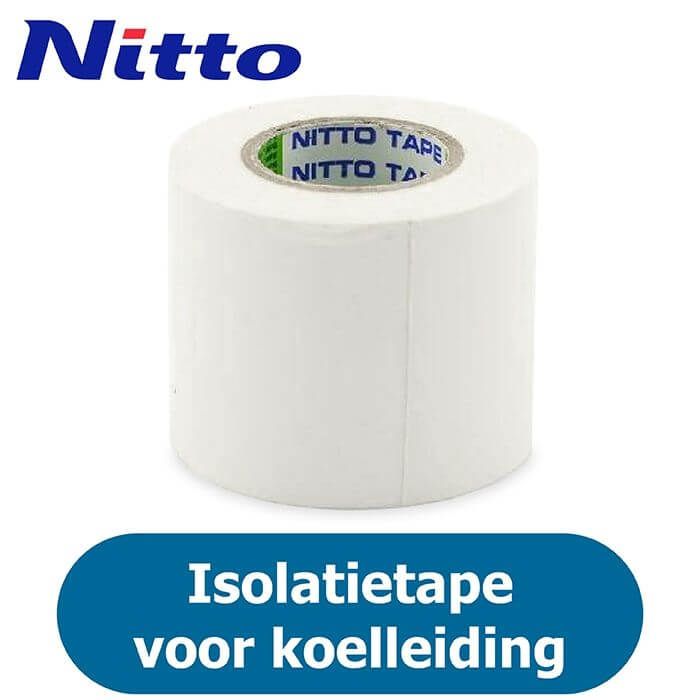 Nitto PVC Tape - Wit - Isolatietape voor koelleiding - 50mm (10 meter) Nitto PVC Tape - Wit - Isolatietape voor koelleiding - 50mm (10 meter)