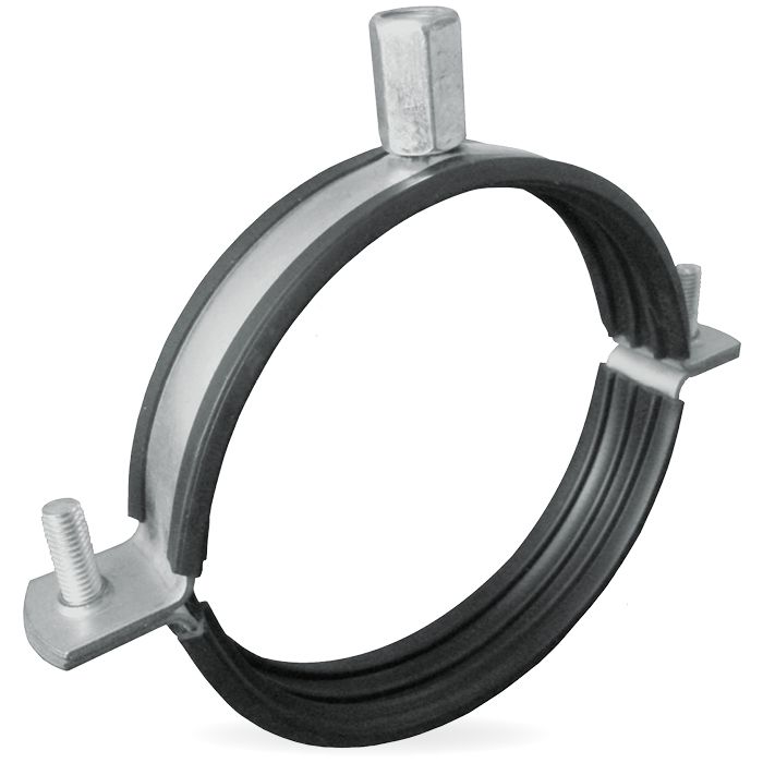 Ophangbeugel voor spiraalbuis galva Ø 400mm met rubber inlage