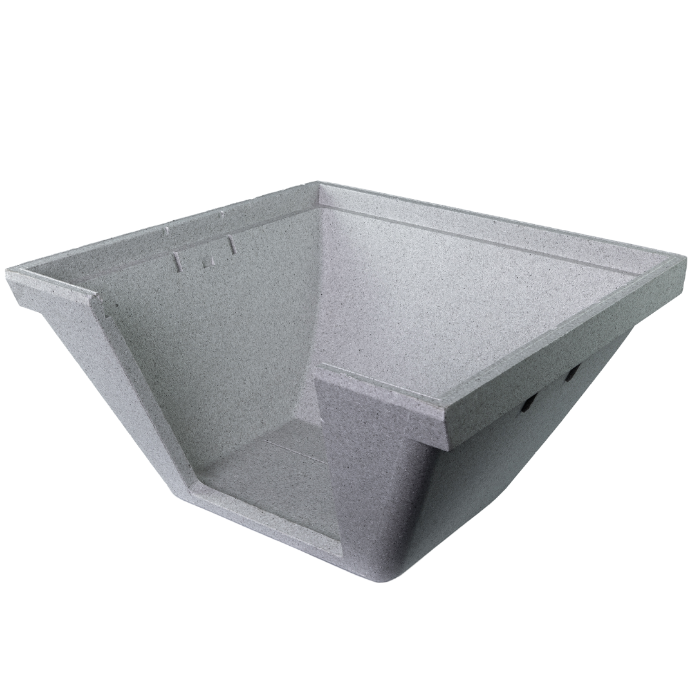 "EasyPlenum" voor LUCHTAFVOER - aansluiting 250mm - met geperforeerd rooster