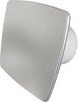 Pro-Design badkamer/toilet ventilator - MET TIMER (KW100T) - Ø100mm - RVS *Bold-Line*