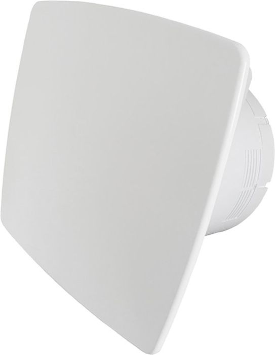 Pro-Design badkamer/toilet ventilator - MET TIMER (KW100T) - Ø100mm - WIT *Bold-Line*