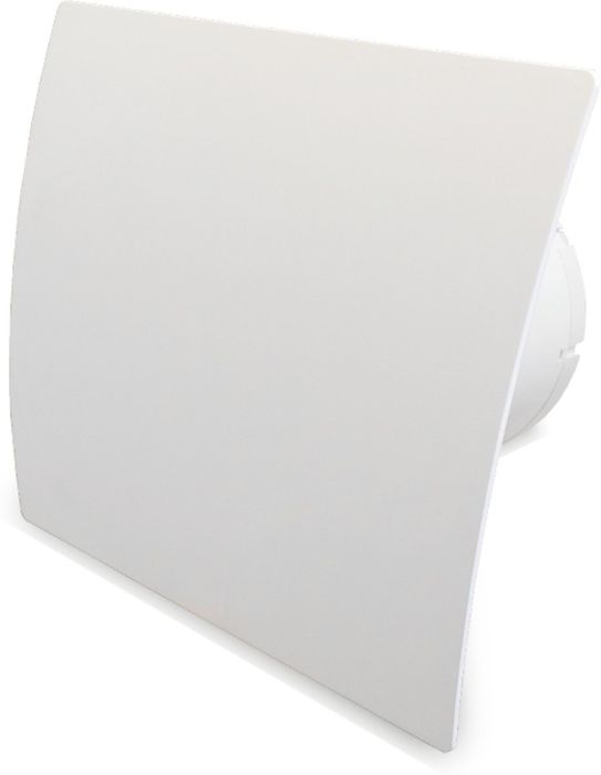 Pro-Design badkamer/toilet ventilator - TREKKOORD (KW100W) - Ø 100mm - kunststof - wit