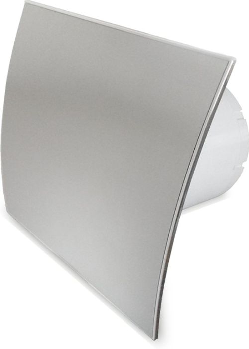 Pro-Design badkamer/toilet ventilator - MET TIMER (KW100T) - Ø100mm - RVS gebogen