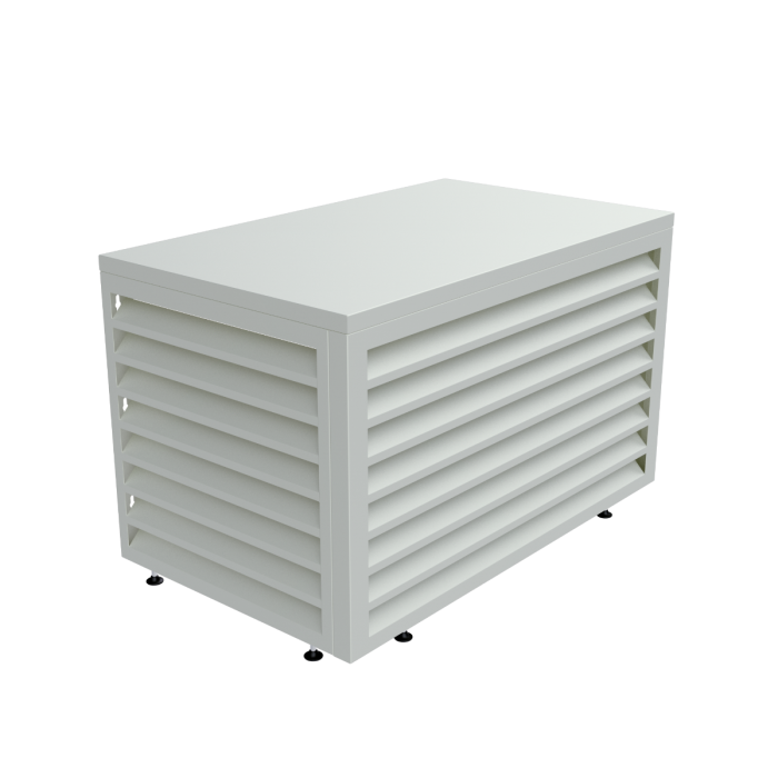 Aircover 1000 - Luxe (airco) buitenunit omkasting - 100 x 65 x 50 cm Aircover 1000 - Luxe (airco) buitenunit omkasting - 100 x 65 x 50 cm