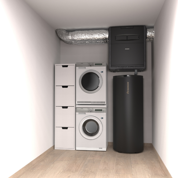 Renson Flux+ Wall ERV 475 WTW unit - 475 m³/h - met CO2 , RH & VOC sensoren & enthalpiewisselaar