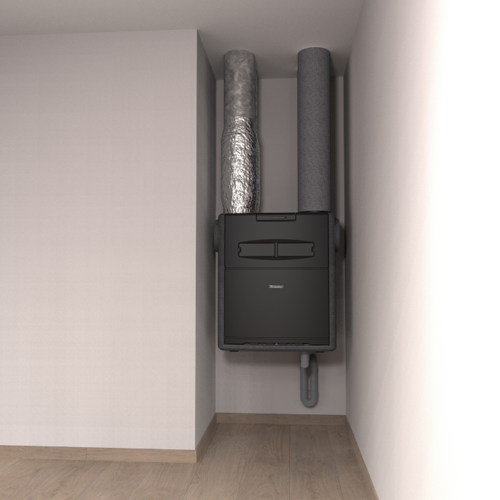Renson Flux+ Wall 650 WTW unit - 650 m³/h - met CO2 , RH & VOC sensoren