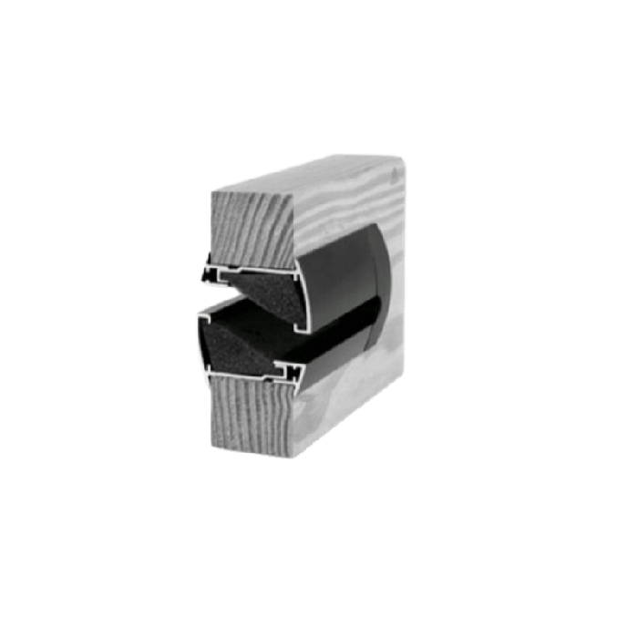 Renson Silendo akoestisch deurrooster - Aluminium