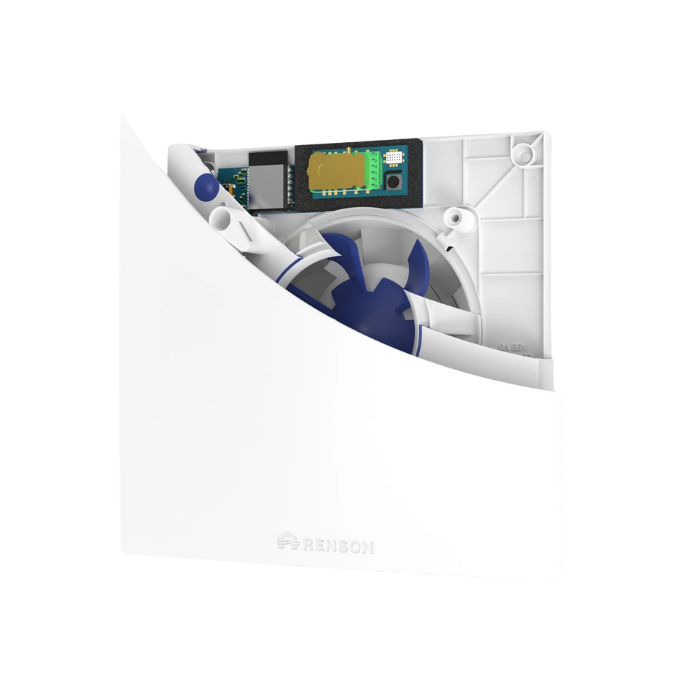 Renson Waves Badkamer/toilet ventilator - app gestuurd - geur, vocht en CO2 sensor - Ø 100/125mm