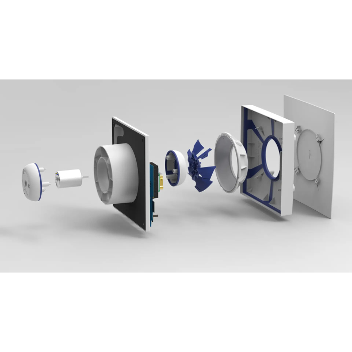 Renson Waves Badkamer/toilet ventilator - app gestuurd - geur, vocht en CO2 sensor - Ø 100/125mm