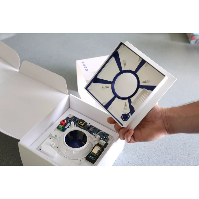 Renson Waves Badkamer/toilet ventilator - app gestuurd - geur, vocht en CO2 sensor - Ø 100/125mm
