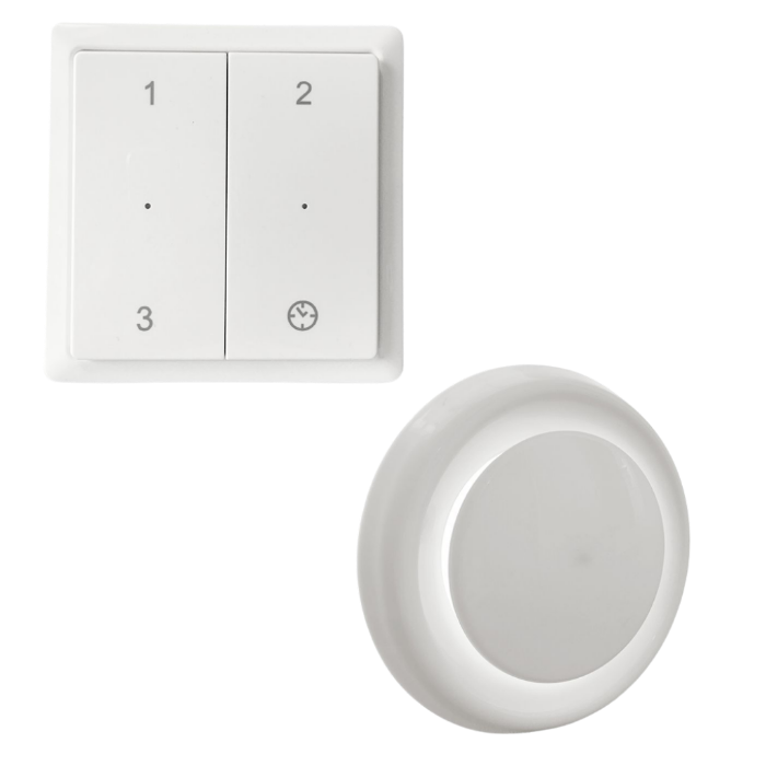 Zehnder Comfofan Silent 460 m3/h met vochtsensor - Set incl. RFZ zender & 4 luchtventielen (Randaarde)